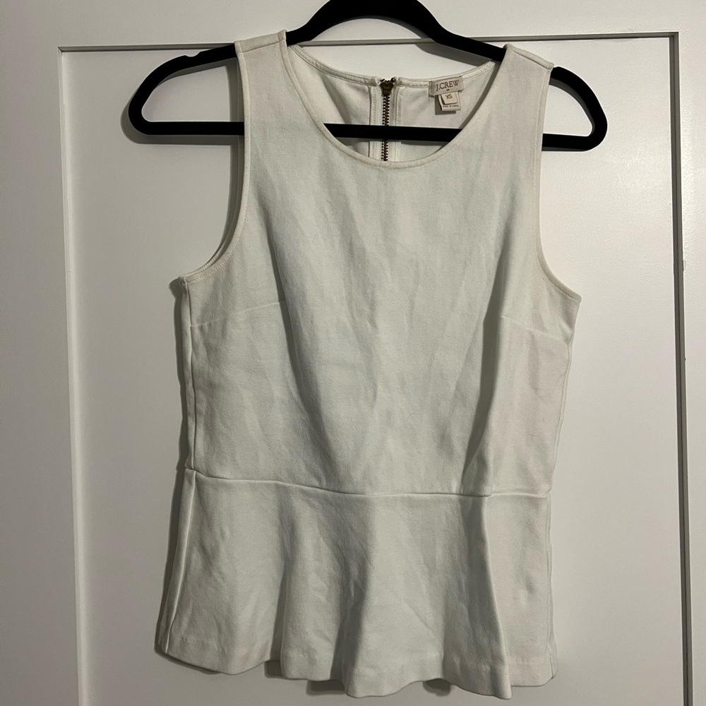 JCrew Peplum Top